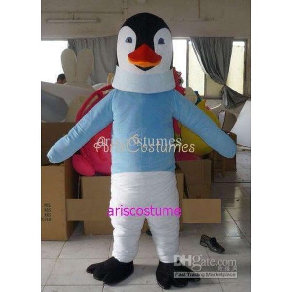 Trajes da mascote do dia das bruxas natal adorável pinguim águia mascote dos desenhos animados de pelúcia fantasia vestido traje da mascote