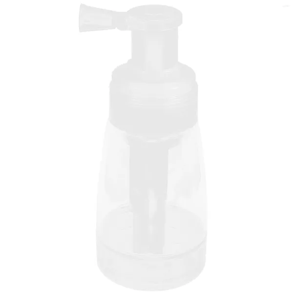 Garrafas de armazenamento em pó garrafa salão spray seco flash barbearia recarregável pulverizador plástico vazio