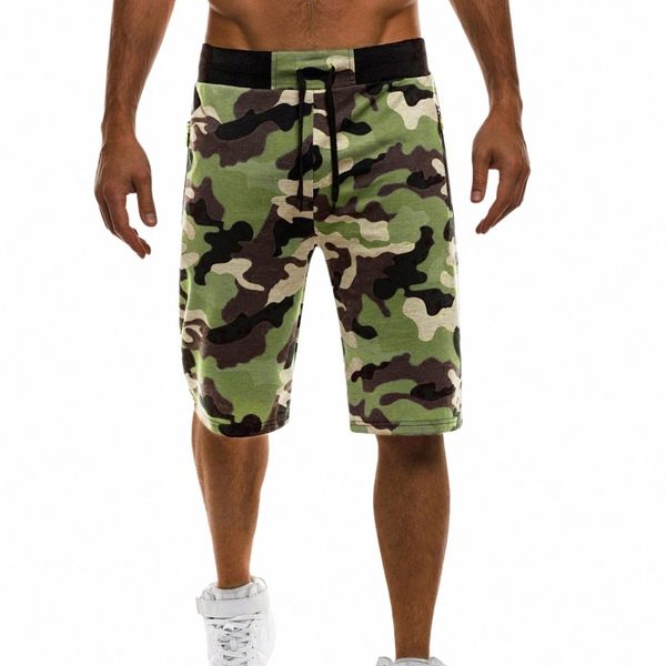 Russo Camoue Fãs Militares Táticas Board Shorts Men Cool Impresso Shorts Calças ARMY-VETERAN Swim Trunks Gym Shorts Masculino 30GV #