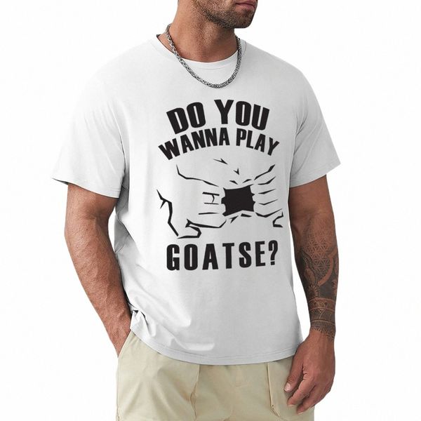 meia Fetiche Você quer jogar Goatse?T-shirt customiza verão top anime mens camisetas casuais elegantes S7j7 #