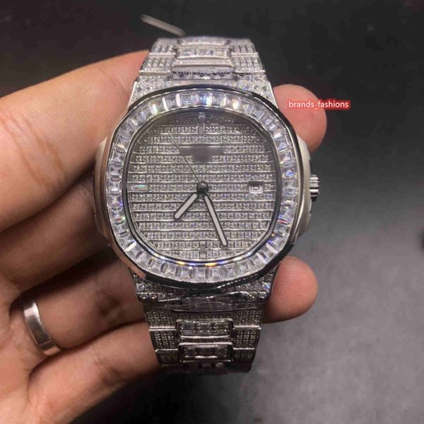 Orto in acciaio inossidabile per orologio da polso da polso da polso da maschio da uomo Strange Watch Fashion Watch Diamond Cint Automatico Mechanica250F