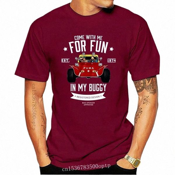Novo Bud Spencer My By Film T Shirt Mens em torno do pescoço mangas curtas T Shirt Cott Bottoming T Shirt Casual Tops Fi Clothin P4ea #