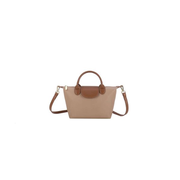 Shoppen Sie Umhängetasche Günstige Export-Stil Dumpling Damen Mini-Handtasche in Kontrastfarbe mit einzigartigem Nischendesign 2024 Neu und vielseitig3P5E