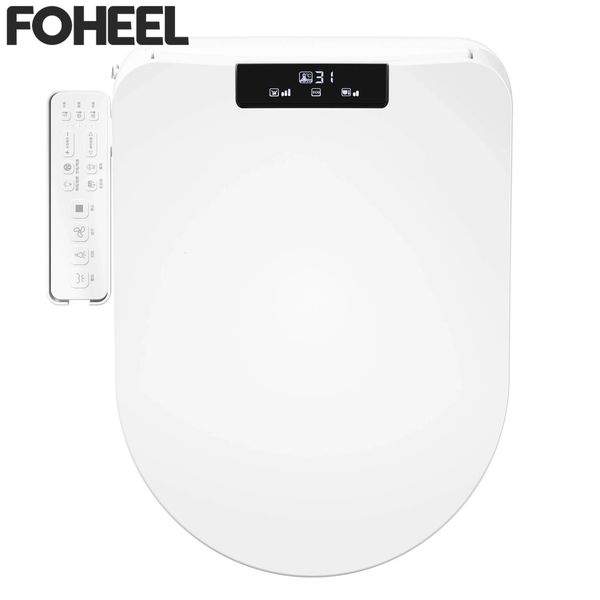 FOHEEL D Shape Smart Toilet Cover Assento Auto Open Tampa Inteligente 240322