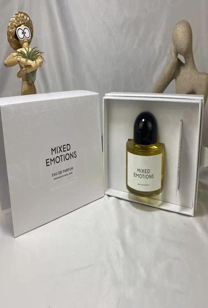Mais recente chegada Perfume Mixed Emotions Parfum Classic fragrância spray 100ML para mulheres homens tempo de longa duração grátis delivery3546124