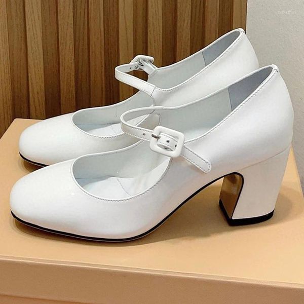 Scarpe eleganti Estate Tacchi alti di alta qualità da donna Pieni di design Senso Banchetto Scarpe da donna Morbide e confortevoli con punta larga Singola