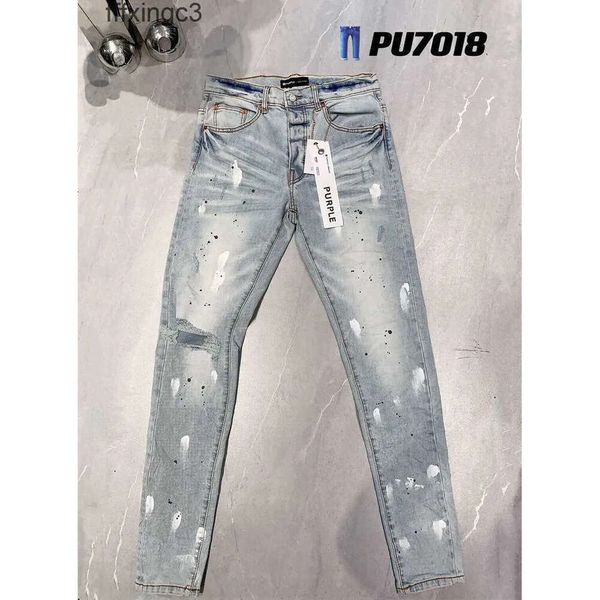 2024 Marke Designer Herren Denim Hosen Mode Hosen Gerade Design Retro Streetwear Casual Jogginghose Lila Jeans Jogger Hose Gewaschen gki886