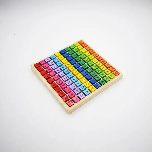 3D Puzzle Nummer Bord 99 Multiplikation Tabelle Mathematik Lernen Bord Spiele Montessori Frühen Pädagogisches Spielzeug Für Kinder