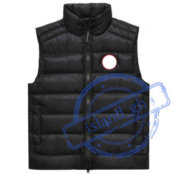 Designer Roupas Canadá Gilet Top Quality Ganso Crofton Pato Branco Down Jacket Inverno Mens Corpo Mais Quente Mulheres Gilets Ladys Vest Highend Body Warmers XS-XXL 713