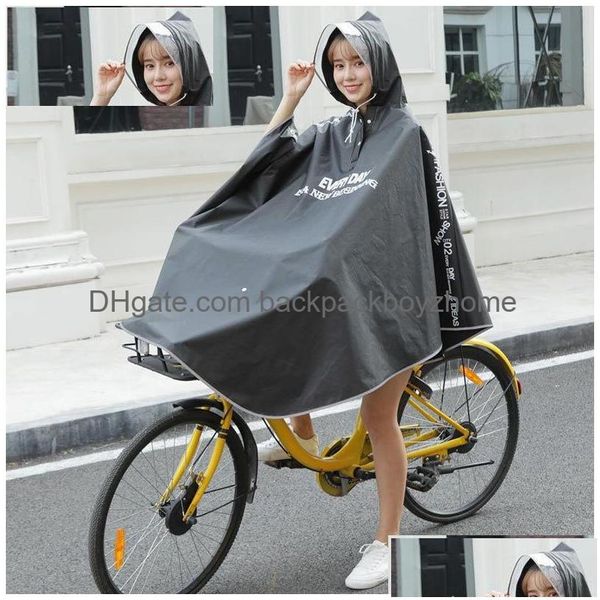 Regenmäntel Hohe Qualität Herren Damen Radfahren Fahrrad Fahrrad Regenmantel Regen Cape Poncho Mit Kapuze Winddicht Mantel Mobility Scooter Er 201015 Dro Dhtdy