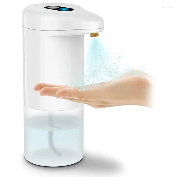 Bottiglie di stoccaggio Dispenser automatico di gel liquido Spruzzatore touchless con sensore automatico 2 in 1 IPX6 a mani libere 300 ml / 10,15 Oz