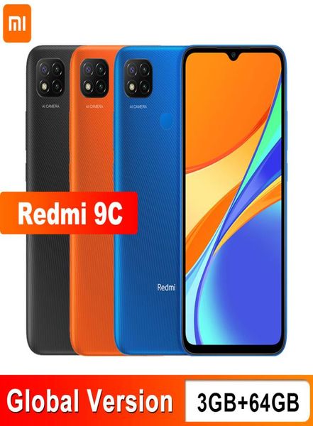 Neue globale Version Xiaomi Redmi 9C Mobiltelefon 3 GB RAM 64 GB ROM MediaTek Helio G35 653 Zoll 5000 mAh 13 MP Kamera Smartphone3068925