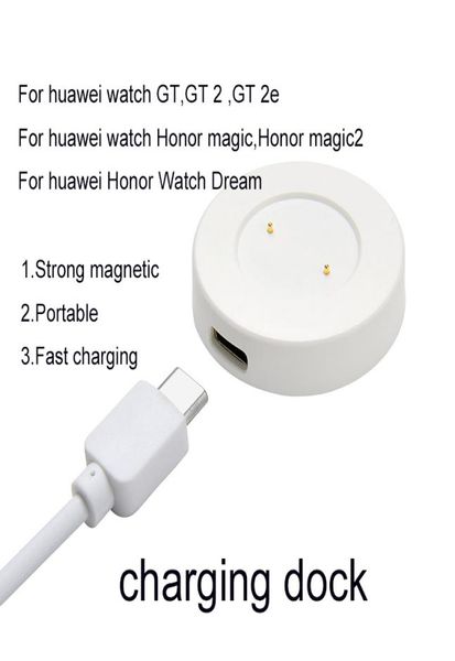 il più recente dock di ricarica per Huawei smart Watch GT GT 2 GT 2e GT2 caricabatteria posteriore Cavo USB per Honor Watch Magic Dream Smartwatc2807777