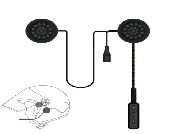 Motor Wireless Bluetooth Headset Motorcycle Helm Earphone Kopfhörerlautsprecher Hände Musik Call Control Mikrofon für Smart5696808