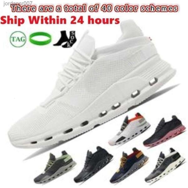 Vendita di fabbrica Scarpe di alta qualità Nuove Onse Clouds Scarpe Uomo Donna Designer Sneakers Black Eclipse Demin Ruby Eclipse Rose IrClouds Leaf Silver Tr