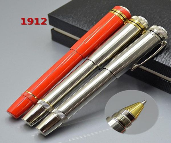 Luxury Ireretance 1912 Collection Roller Roller Pen Stationery Office Forniture Scuola Full Metal Writing Penne a ricarica Smooth promoti2421226