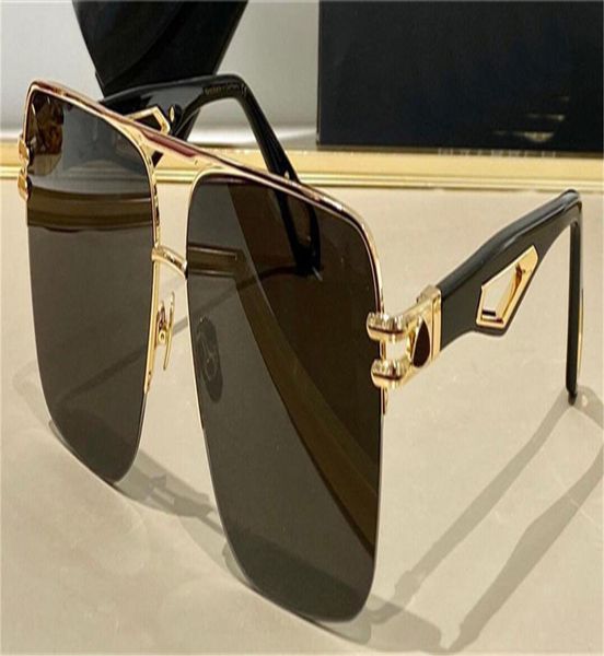 Топ -мужские очки скамейка II Солнцезащитные очки для моды Sunglass k Gold Halfframe Высокий щедрый стиль высококачественный открытый UV400 Eye4388745