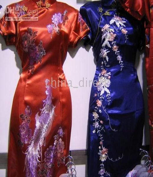 Abendkleid Seide Cheongsam Prom Kleider Qipao Kleid Kleid Party Kleid 10 PCSlot der neueste 5732201