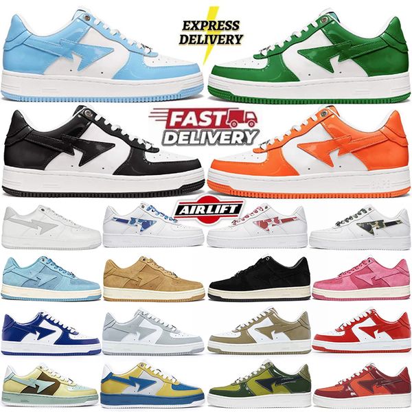 Designer Bapestask8 Scarpe casual Scarpe da skateboard basse Scarpe Bapestar Scarpe classiche nere bianche per uomo e donna Scarpe sportive di marca Scarpe da esterno