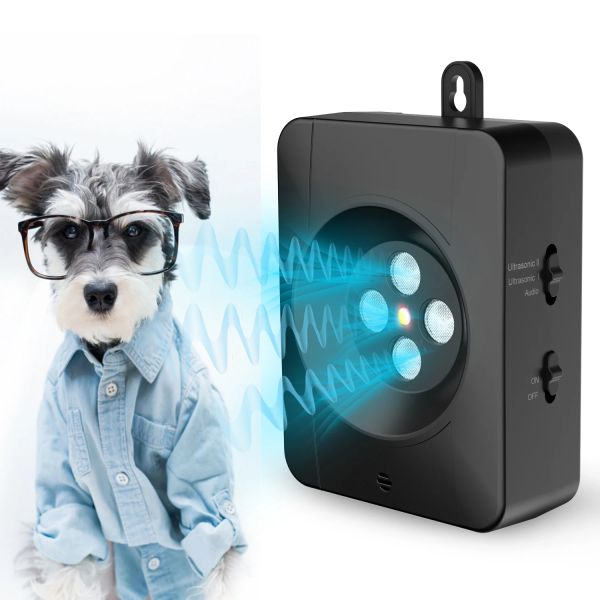 Dispositivo de parada de latidos ultrassônico para cães Dispositivo de condução de cães Dispositivo de treinamento de prevenção de ruído Dispositivo automático de parada de latidos de cães USB