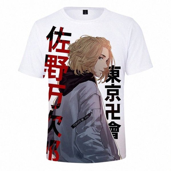 Hot Tokyo Revengers Cosplay Männer T-shirt Sano Manjirou Ken Ryuguji Haori Anime t-shirt Sommer Kurzhülse Männer kleidung T tops I2is #