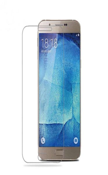 Für Samsung Galaxy S4 S5 S6 A5 A7 A8 A9 Gehärtetes Glas Displayschutzfolie HD Explosionsgeschützte 9H 25D Anti Crash9001864