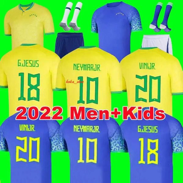 Brasiliens Fußballtrikot 2024 Copa America Cup NEYMAR VINI JR Kindertrikot-Sets 2025 Brasilianisches Nationalmannschafts-Fußballtrikot 24/25 Home Away Player Version 4XL RODRYGO