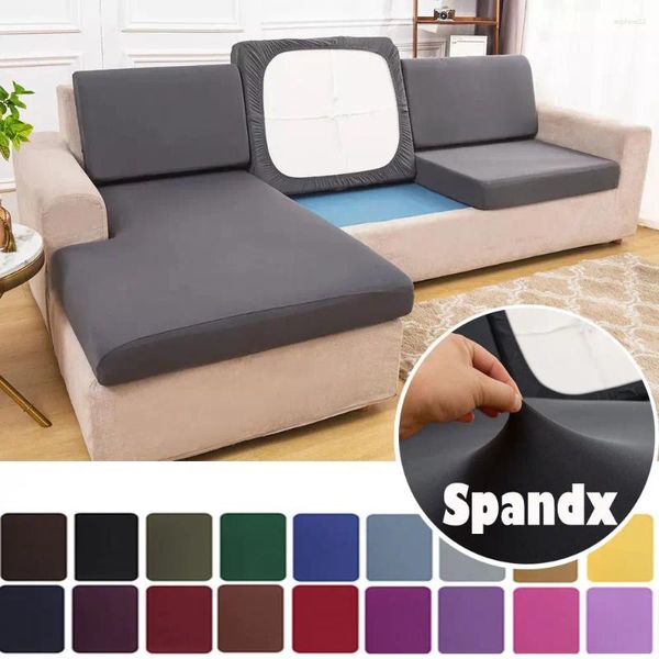 Sandalye kanepe koltuk yastık kapağı kırmızı streç yıkanabilir çıkarılabilir slipcover her şey dahil kanepe spandx gri 1-3 seat (kravat ile)