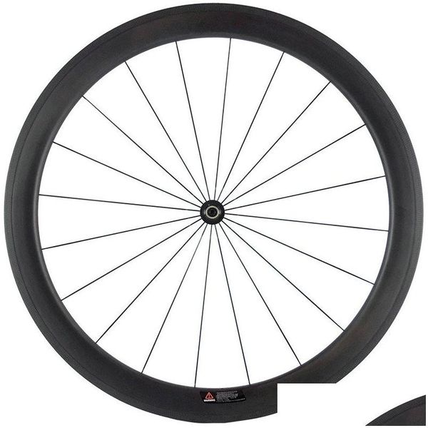 Fahrradräder D 700 x 25 mm Clicher 60 mm Fl Carbon V-Bremsen 3K-Webart Fahrrad-Laufradsatz hergestellt in China mit Naben Drop-Lieferung Sport im Freien Dh8Z9