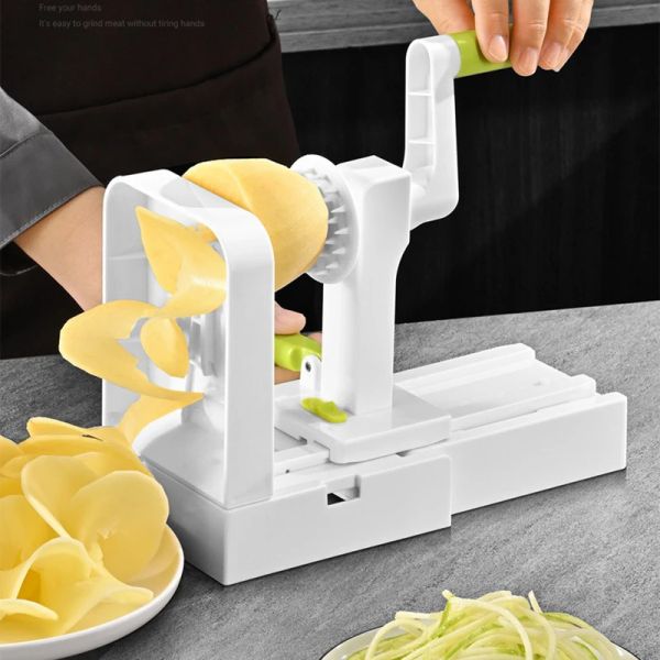 Ferramentas ralador vegetal batata espiral slicer redemoinho frutas vegetais espiral máquina fabricante de macarrão multifuncional gadgets cozinha