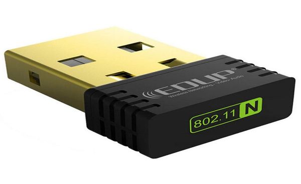 EDUP EPN8553 MINI ADAPTOR DE WIFI USB 150 MBPS 24G Receptor Wi -Fi sem fio 80211n Adaptadores Ethernet USB Cartão de rede para laptop PC3186195