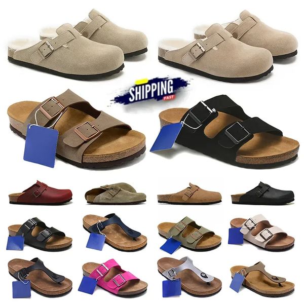 Bostons Clogs Birkinstock Designer Objektträger Plattform Hausschuhe Raum Haus Frauen Männer Berkinstock Schuhe Schlitten Liebling Sandalen Berkin Stock Frau Favoriten Sliders1