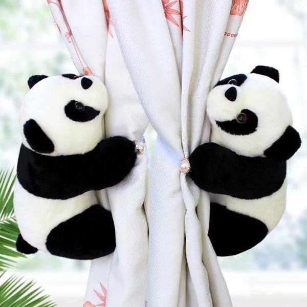 Accessori 2 pz/set Cartoon Cute Panda Titolare Tieback per tende Fermacravatte Accessori per la decorazione della camera dei bambini Gancio per cinghia per tenda Holdback