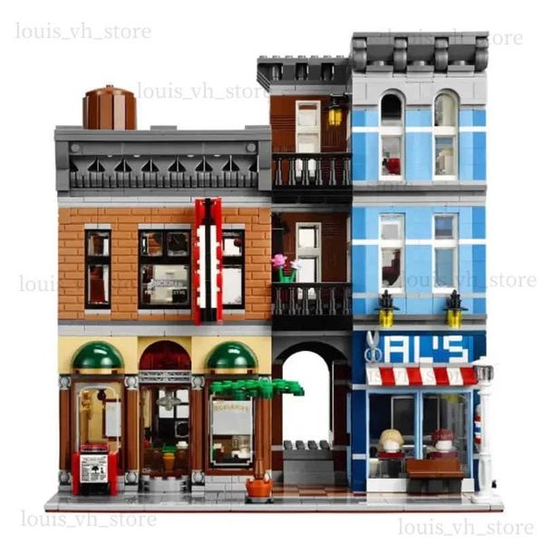 Blocchi 2262 PC I detective Office Compatibili 10246 15011 30008 Builds Bricks Birthday Gifts Christmas Gifts Toys T240325