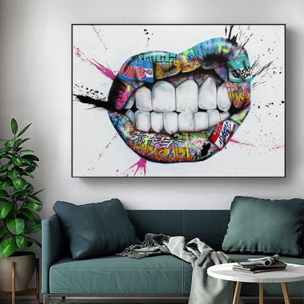 Calligrafia Clinica dentistica Dentista Anatomia dei denti Murale Wall Art Immagini Poster Dipinti su tela per decorazioni per la camera Decorazioni per la casa
