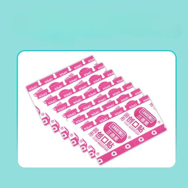 NEU 2024 100 PCS/SET KINDEN KINDEN KINDER KINDER RUND BAND AID VACCINUM SPRICKE INHECKTION ORIFICE LOCHE PATTE WUNDE GLASTER WASHERFORTE HABE -HABE