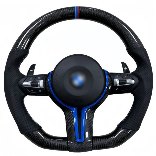 Adequado para atualizar rodas de direção antigas da BMW para novas rodas de direção de fibra de carbono