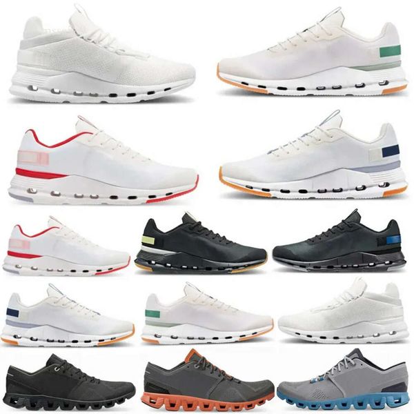 Sapatos Nuvem Branco Pérola Homem Mulher Ova Forma Federer Tênis Running Shoes Homem Choque Sapatilhas Homens Mulheres Designer Sapatos Mulher RUN Dhgate Ferro Folha Pérola