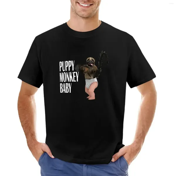 Erkek Polos Köpek Maymun Bebek T-Shirt Anime Giysileri Hayvan Prin için Erkekler Kısa Kollu Tee Ağır Siklet Erkekler İçin Tişört