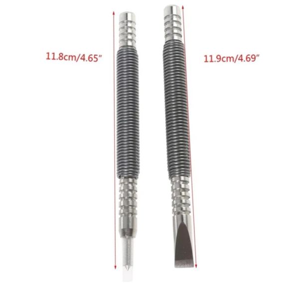 Hammer 2pcs Çekiçsiz Tırnak Seti Çekiç Merkezi Delikleri Punch Yay Aracı 1/8 5/16 Yüklü Metal Ahşap İşçiliği Matkap Bit Kapı Pimi Kapatma