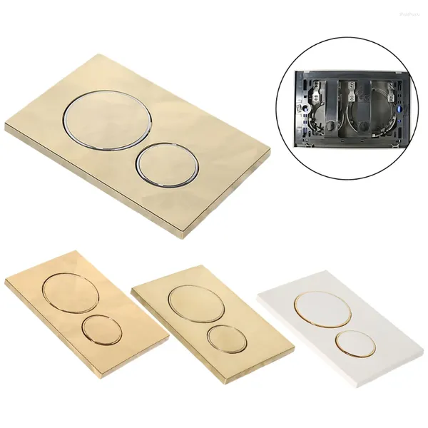 Set di accessori per il bagno 1 pz Piastra di scarico doppia per WC per Geberit Sigma01 Serbatoio dell'acqua cromato 115.770 Bagno 24.6 16.4 12mm