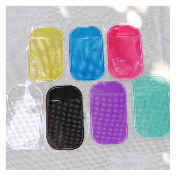 Tapetes antiderrapantes Sílica Gel Magic Sticky Pad Anti Slip Non Mat Pads para telefone PDA Mp3 Mp4 Carro de alta qualidade Um dia entrega entrega automob otqra