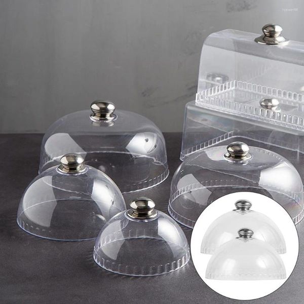 Set di stoviglie 2 pezzi cupole per torta coperture decorative trasparenti per cupcake e snack