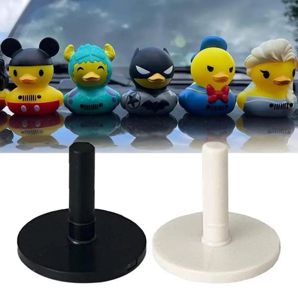 Trilhos de borracha para pato, montagem com hélice de capacete, óculos legais de borracha para estilo de carro, bicicleta ou motocicleta, decorações de carro, patos