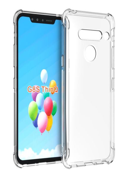 Kristalltransparente, schlanke, rutschfeste Schutzhülle aus weichem TPU für LG G8S G8X ThinQV50 Q60 K50 K50S K40 K40S K30 K20 2017464997