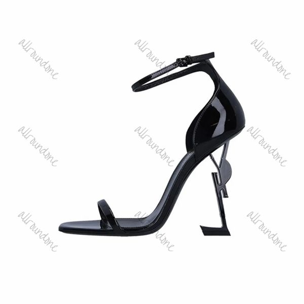 Luxussandalen Damen High Heels Senior Fashion Designer Schuhe Brief Hochzeit Abendessen Damen Sandalen 11 cm Größe 35-42