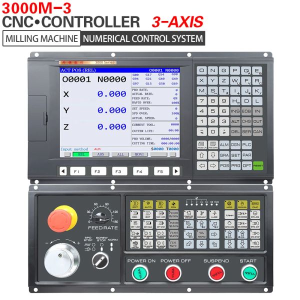 Denetleyici Yüksek Kaliteli 3 Eksen Frezeleme CNC Kontrolör PLC CNC Kontrol Sistemi Kiti Destekler Araçlar GSK Kontrol Paneline benzer değişim