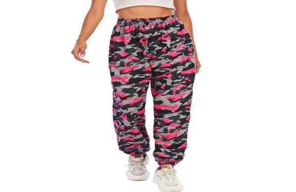 Spring Women Mode Lose Camo Cargo Hosen Damen Hochtütige Hip Hop Hosen weibliche Militärarmee Kampf Camouflage Long Pant7876739907