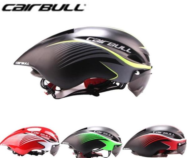 Cairbull Aero TT Road Bike Helmet Goggles Racing езды на велосипеде Sports Sports Safety TT шлем indomold goggle helmet9447971