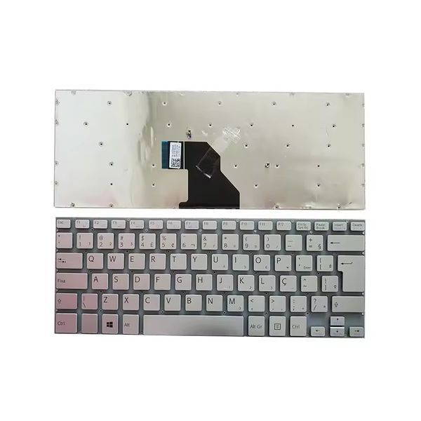 Novo teclado de laptop BR para modelo Sony SVF14E